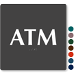 ATM TactileTouch Braille Sign