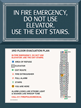 Do Not Use Elevator Sign