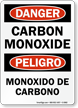 Bilingual Carbon Monoxide Sign