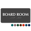 Board Room TactileTouch™ Sign with Braille
