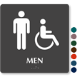 Restroom Accessible Men Sign