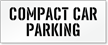 Compact Car Parking Lot Stencil