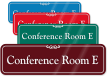 Conference Room E ShowCase Wall Sign