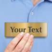 Customized Text Engraved Brass Door Sign