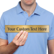 Custom Text Engraved Brass Sign