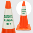 Customer Parking Only Cone Collar