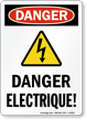 Danger Electrique Sign