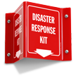 Disaster Response Kit Projecting Sign