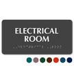 Braille Tactile Touch Electrical Room Sign