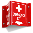 Emergency Kit Projecting Sign
