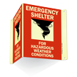 Emergency Shelter Weather Projecting Sign