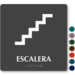 Escalera Spanish Tactile Touch Braille Sign