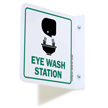 2 Sided Projecting Eye Wash Station Sign