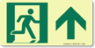 GlowSmart™ Directional Exit Sign, Up Arrow