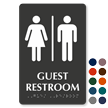 Guest Restroom TactileTouch Braille Sign