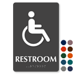 Handicap Restroom TactileTouch Braille Sign