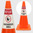 Keep Clear Hazardous Area Cone Collar