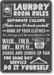 Make Sure To Check Pockets Laundry Room Rules Sign