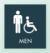 Men w/M/ISA Symbol Sign