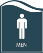Pacific   Men Restroom Sign