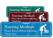 Nursing Mother with Graphic ShowCase™ Sign