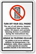 Turn Off Your Cell Phone! Sign
