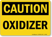 Oxidizer OSHA Caution Sign