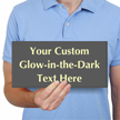 Custom Engraved Glow In The Dark Sign Add Text