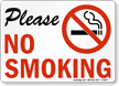 Please No Smoking (with symbol)
