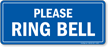 Please Ring Bell Shipping & Receiving Sign