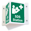 Safety Data Sheets Station 2 Sided Projecting Sign