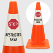 Stop Restricted Area Cone Collar