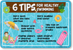Tips For Healthy Swimming Pool Rules Sign