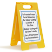 To Promote Social Distancing Indoor Seating Limited FloorBoss Sign