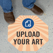 Upload Your Own Art Custom Octagon SlipSafe Floor Sign