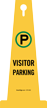 Visitor Parking 4 sided Safety Cone Sign