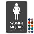 Bilingual Tactile Touch Braille Sign for Women