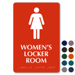 Womens Locker Room Graphic Sign