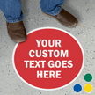 Your Text Goes Here Custom SlipSafe Floor Sign