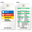 Health Flammability Instability Personal Protection 2 Sided Tag