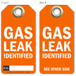 Gas Leak Identified Tag
