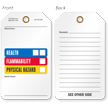 Health Flammability Physical Hazard HMIG Tag