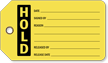 Hold Plastic Vinyl Inspection Tag