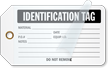 Identification Self Laminating Tags