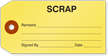 Scrap Repair Tag