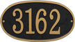 Fast And Easy Oval House Number Plaque