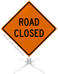 Road Closed Roll Up Sign