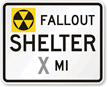 Fallout Shelter Custom Mile   Traffic Sign