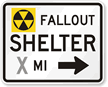 Fallout Shelter Right Arrow - Traffic Sign