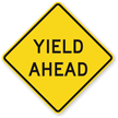 Yield Ahead   Traffic Sign